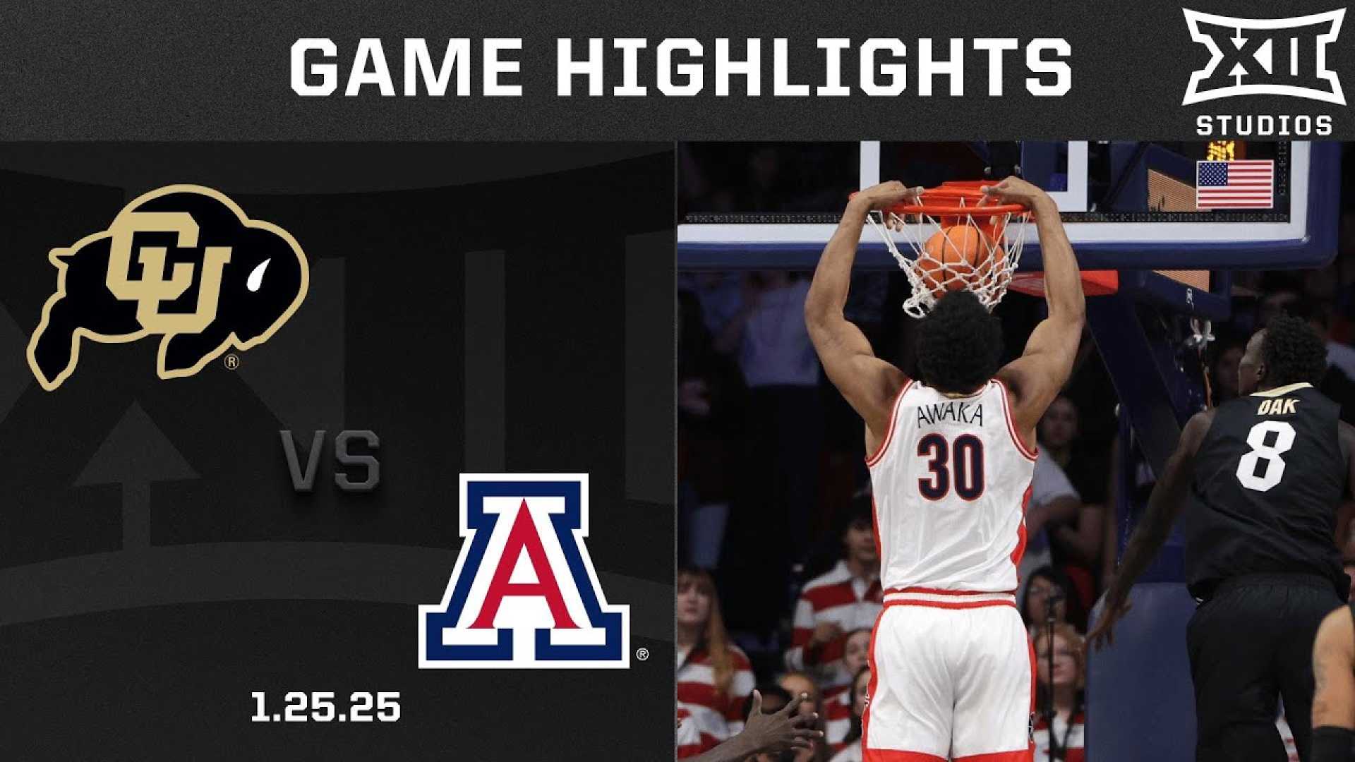 Arizona Wildcats Basketball Game Vs Colorado 2025