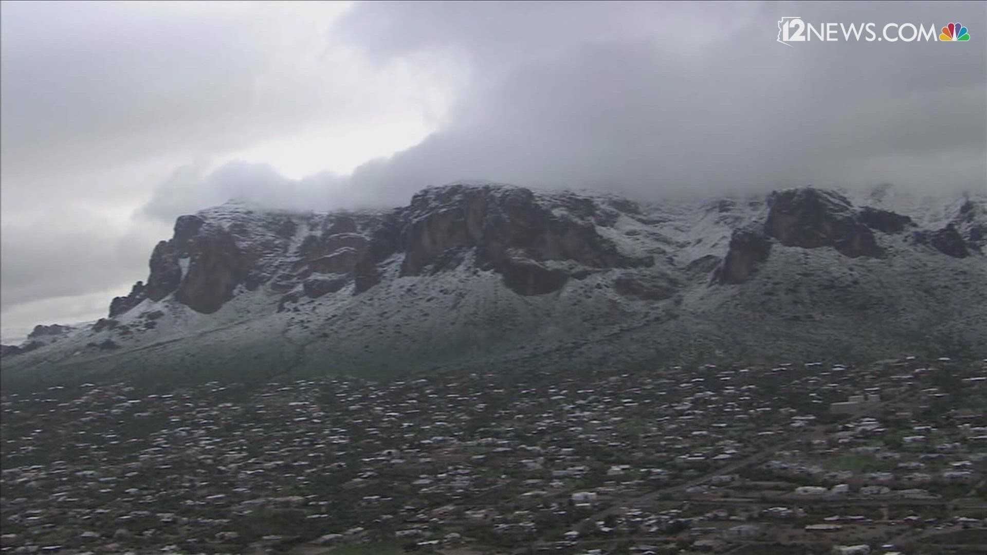 Arizona Winter Storm Snow Clouds