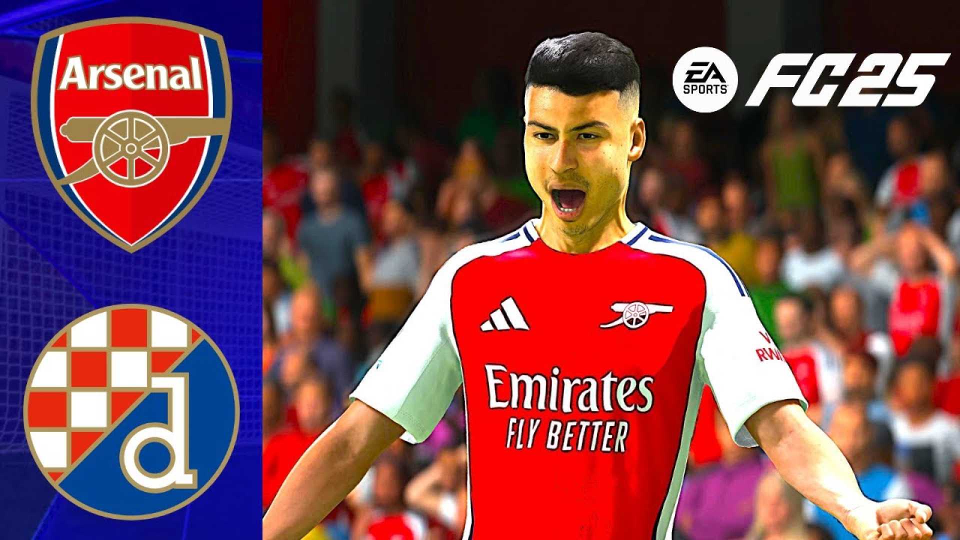 Arsenal Vs Dinamo Zagreb Champions League 2025