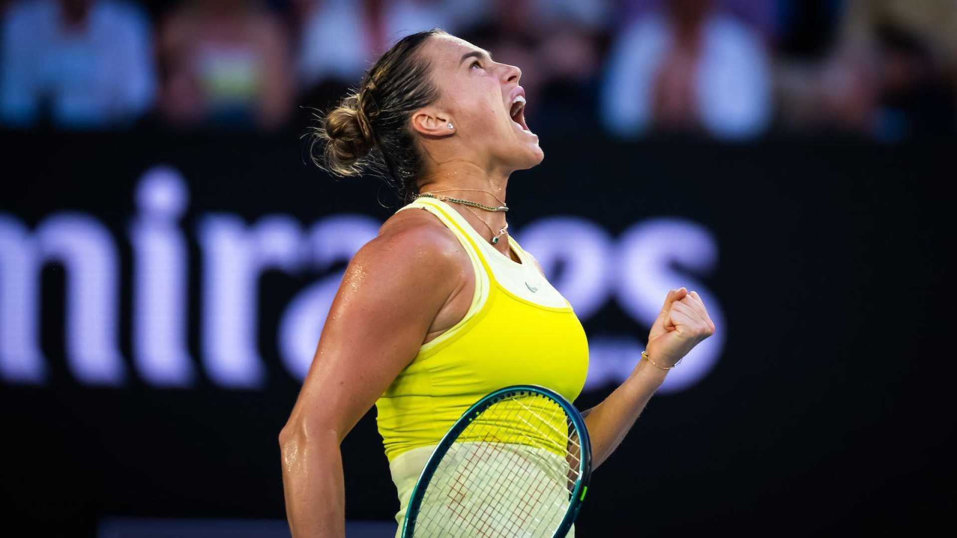 Aryna Sabalenka Sloane Stephens Australian Open 2025