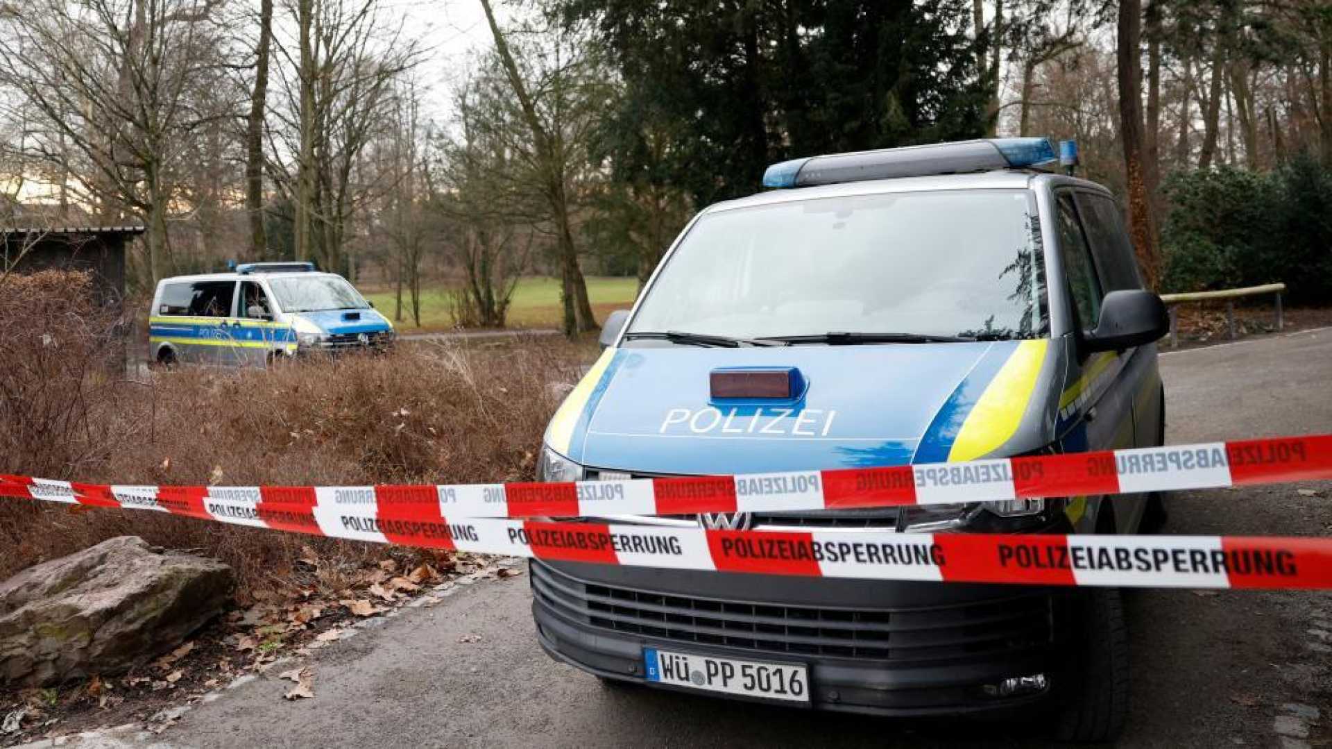 Aschaffenburg Park Stabbing Scene Germany