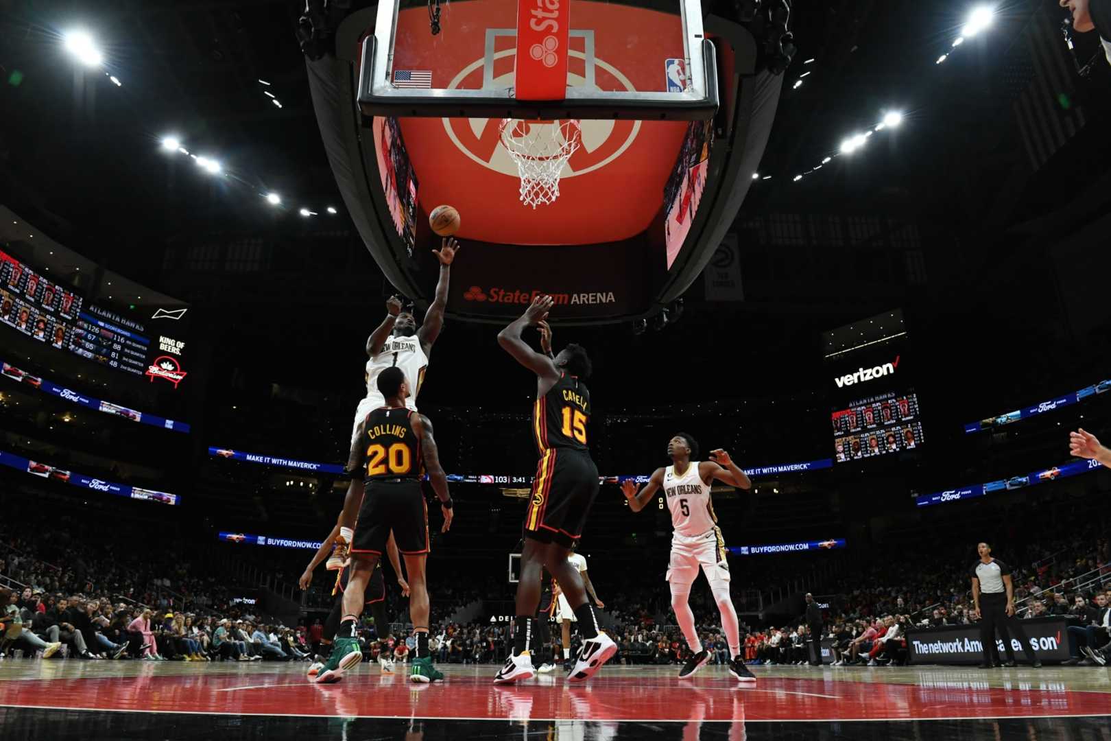 Atlanta Hawks Basketball Game Action