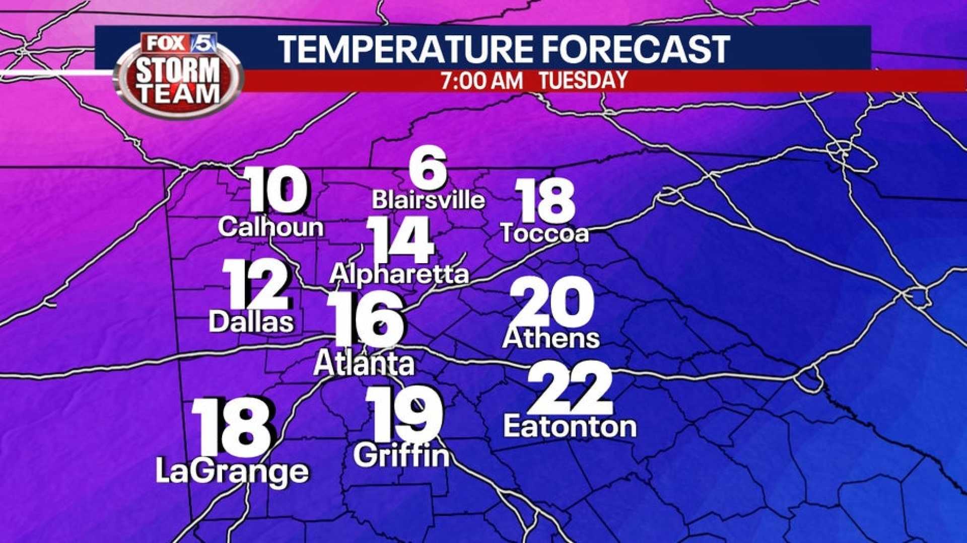 Atlanta Winter Storm Weather Forecast 2024