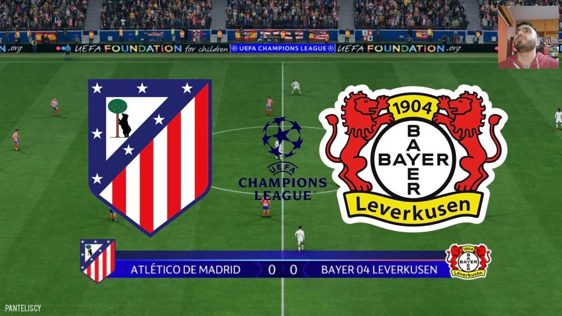 Atletico Madrid Vs Bayer Leverkusen Champions League Match