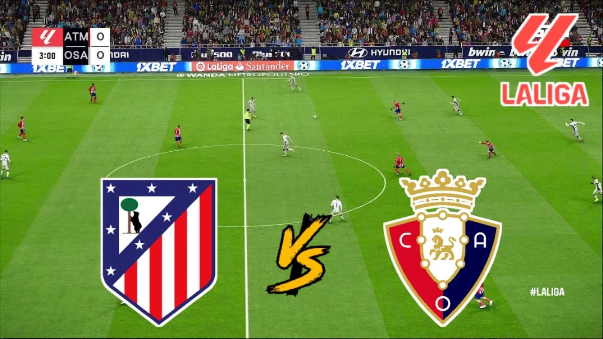 Atlético Madrid Vs Osasuna Laliga 2025