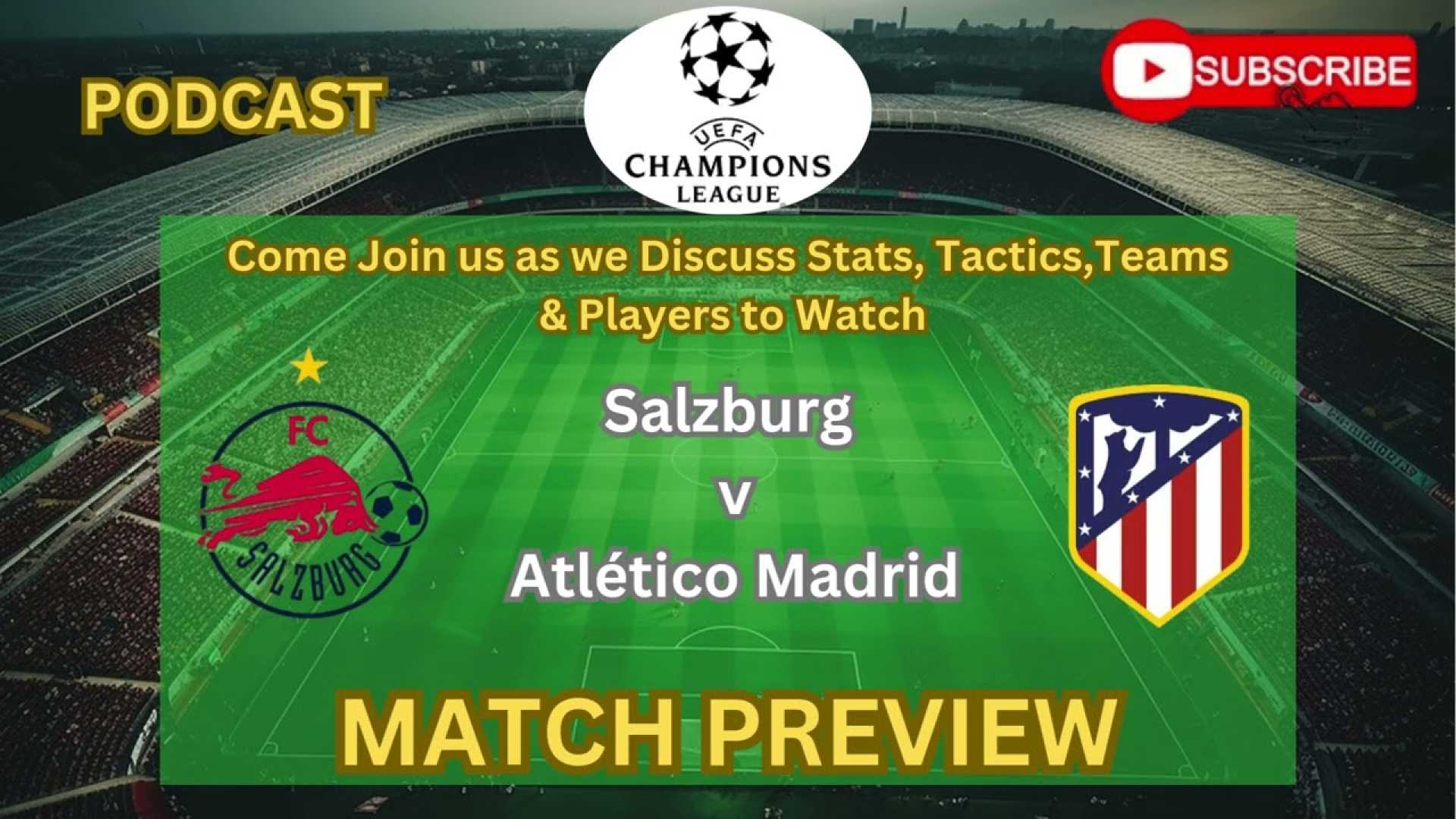 Atlético Madrid Vs Salzburg Champions League Match