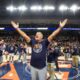 Auburn Basketball Team Celebrating Victory