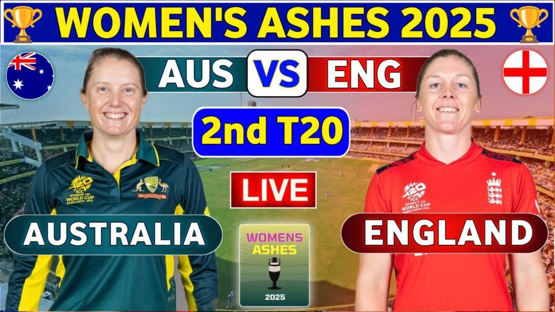 Australia Vs England Women's Ashes T20 2025