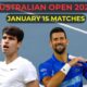 Australian Open 2025 Tennis Match Action