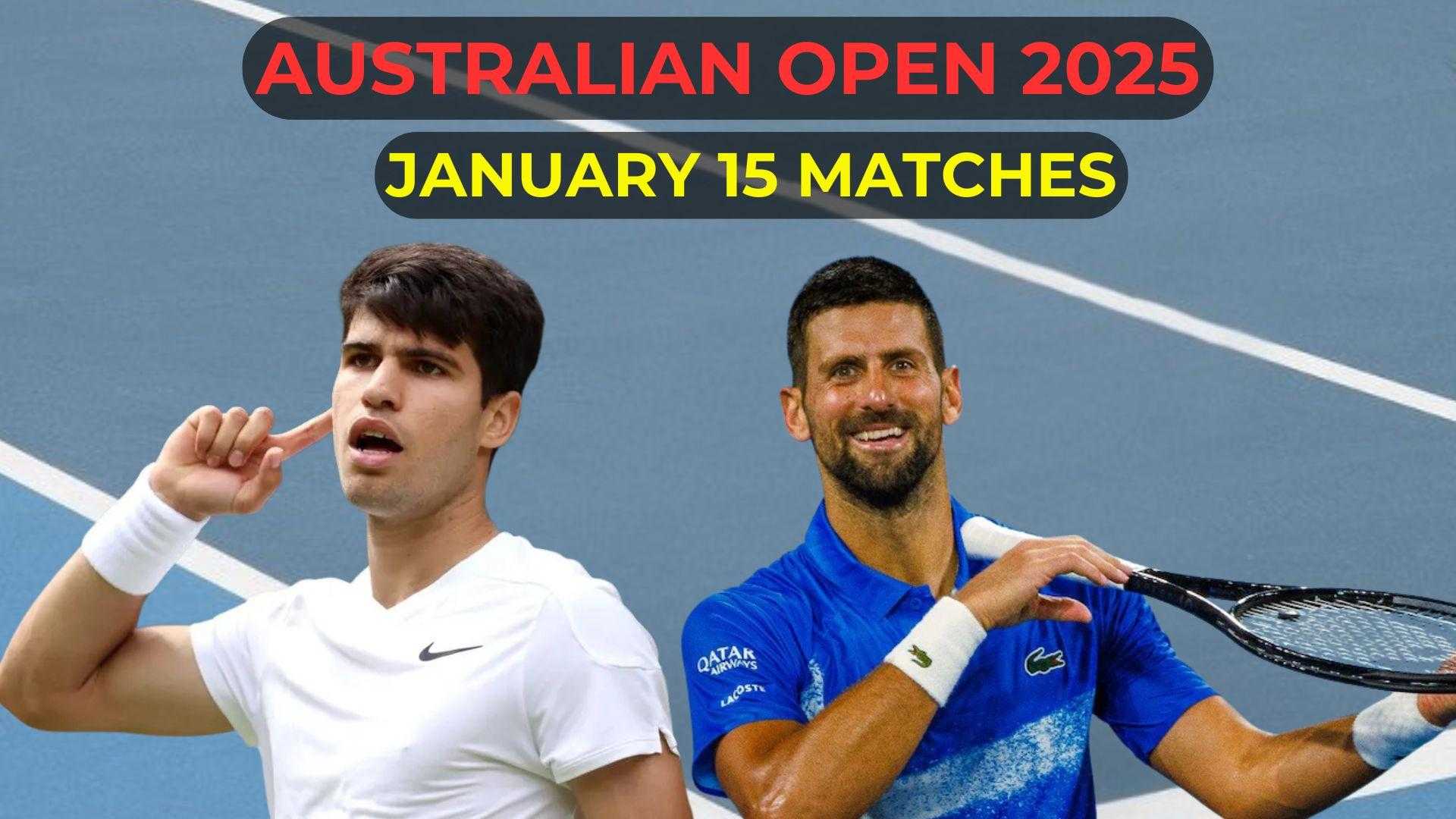 Australian Open 2025 Tennis Match Action