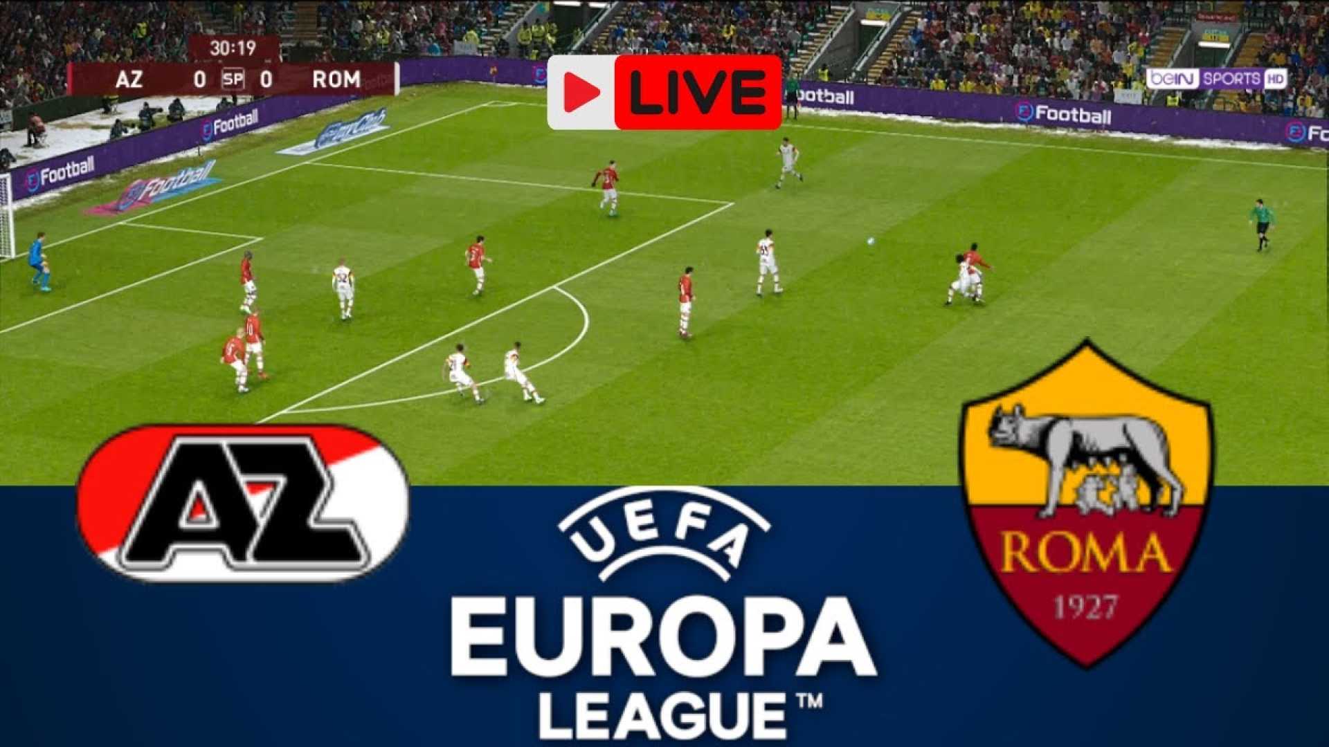 Az Alkmaar Vs Roma Europa League Match 2025