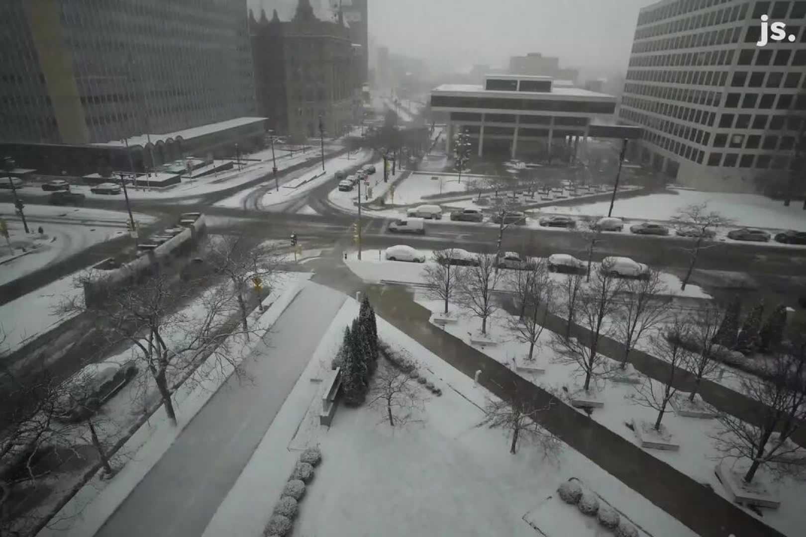 Baltimore Snowstorm Timelapse January 2025