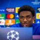 Barcelona Defender Balde Atalanta Press Conference