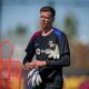 Barcelona Goalkeeper Wojciech Szczesny Training