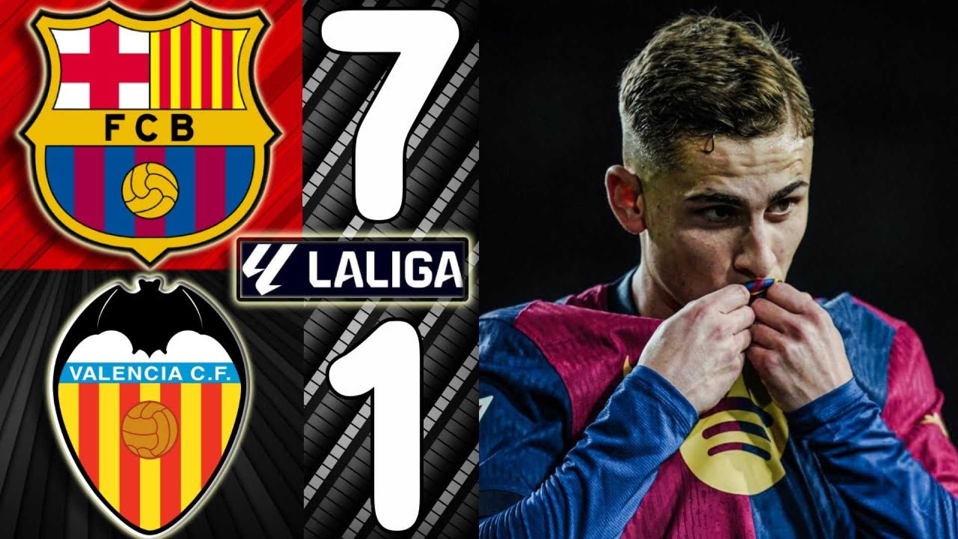 Barcelona Vs Valencia Laliga 2025 Match