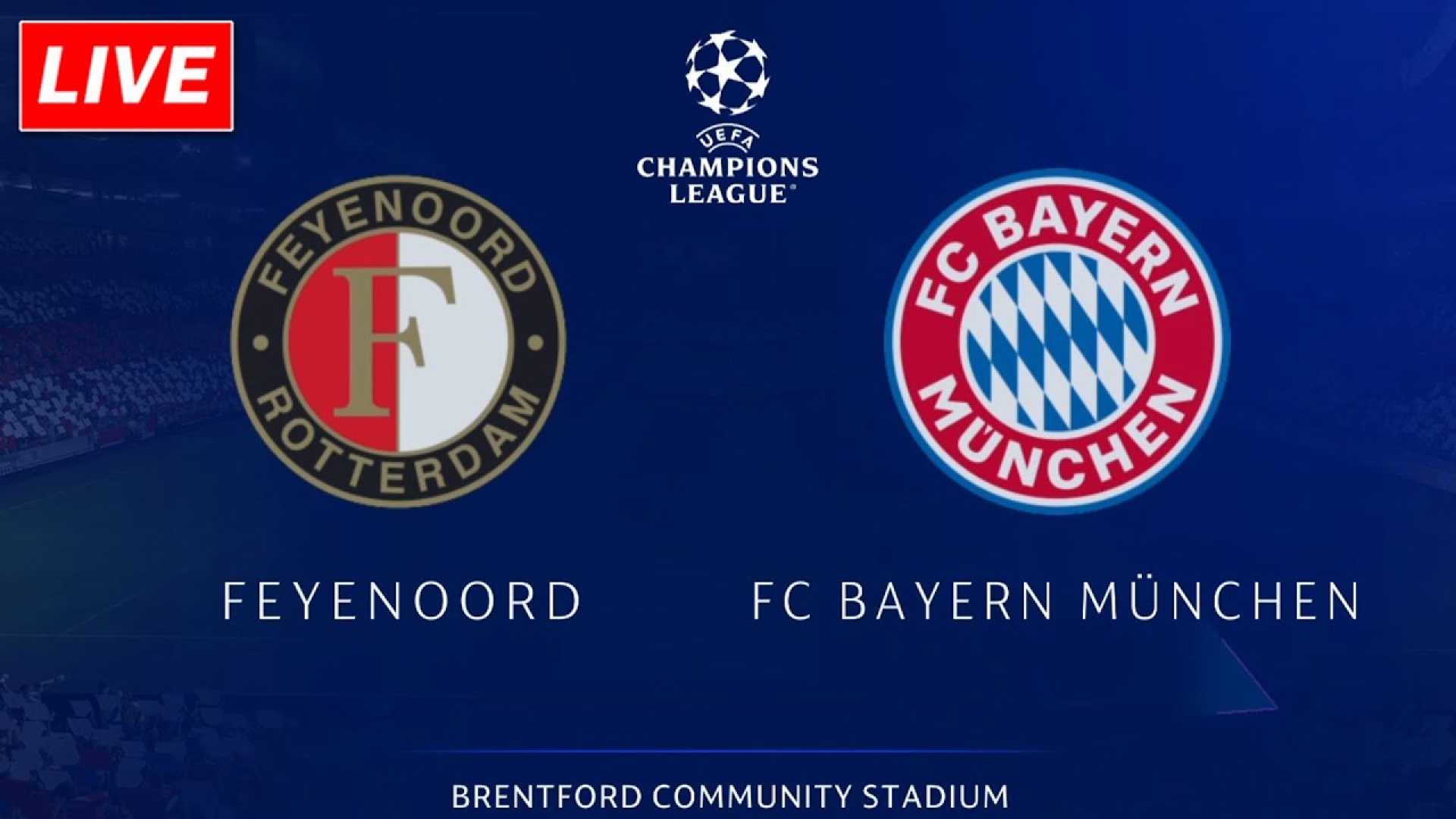 Bayern Munich Vs Feyenoord Champions League Match