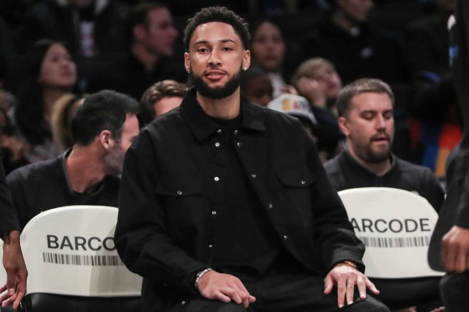 Ben Simmons Brooklyn Nets Bench Clippers Game