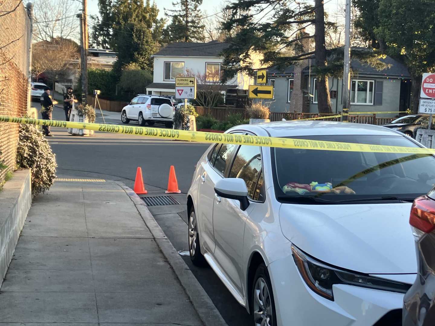 Berkeley California Ada Street Car Accident Scene