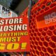 Big Lots Store Closure Signs