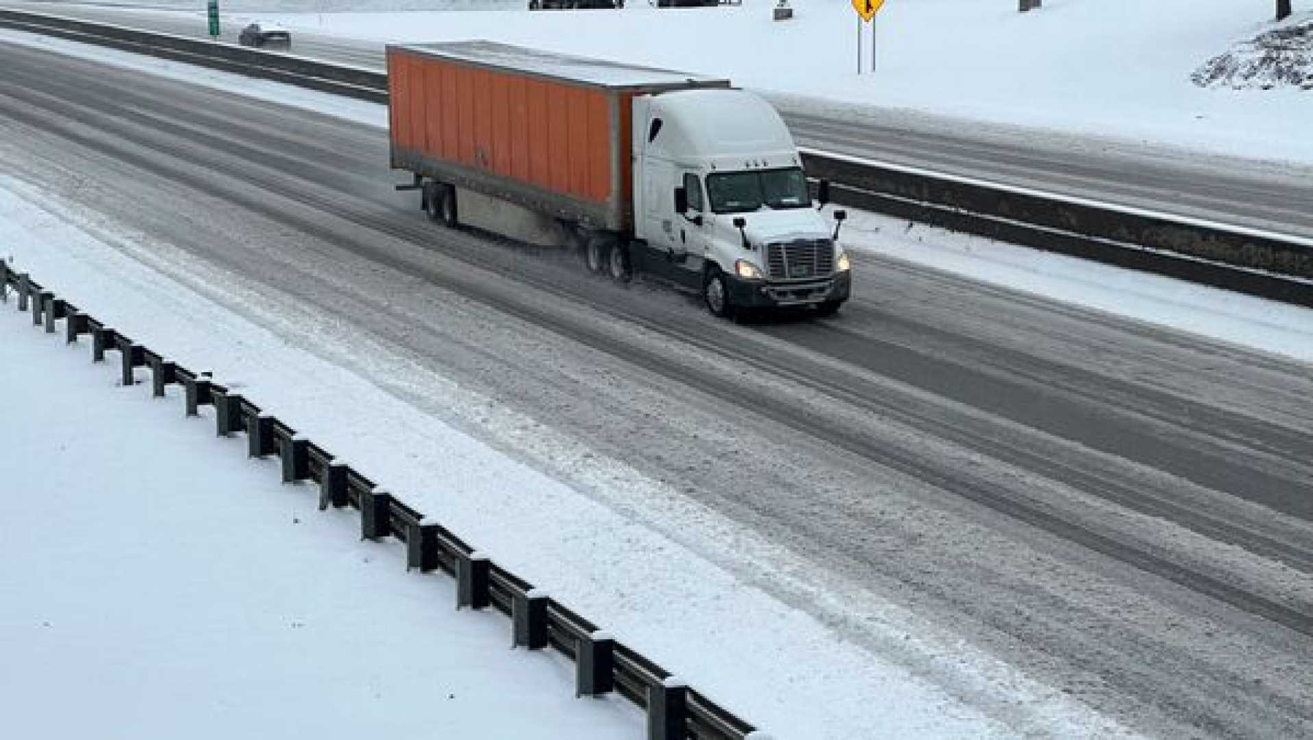 Black Ice On Georgia Roads Winter Storm