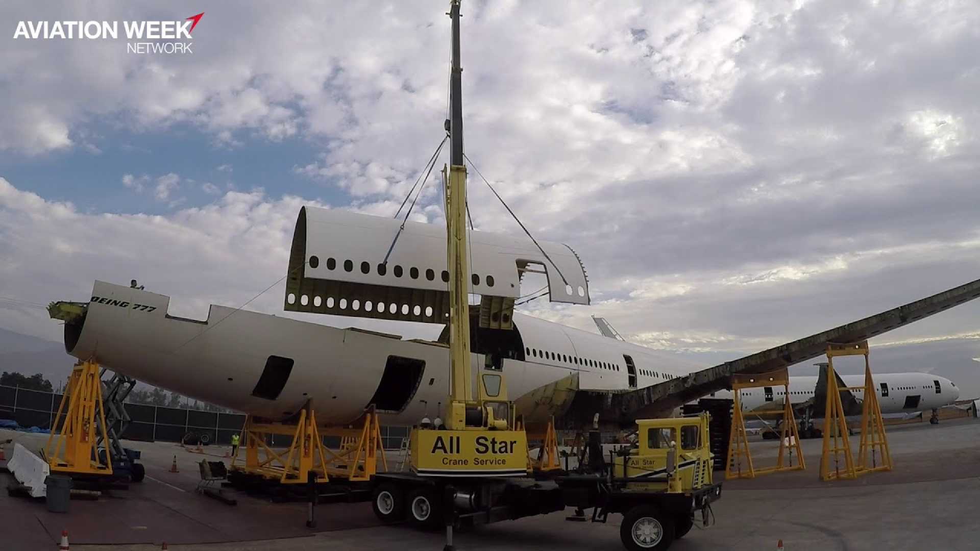 Boeing 777 300er Aircraft Teardown Process