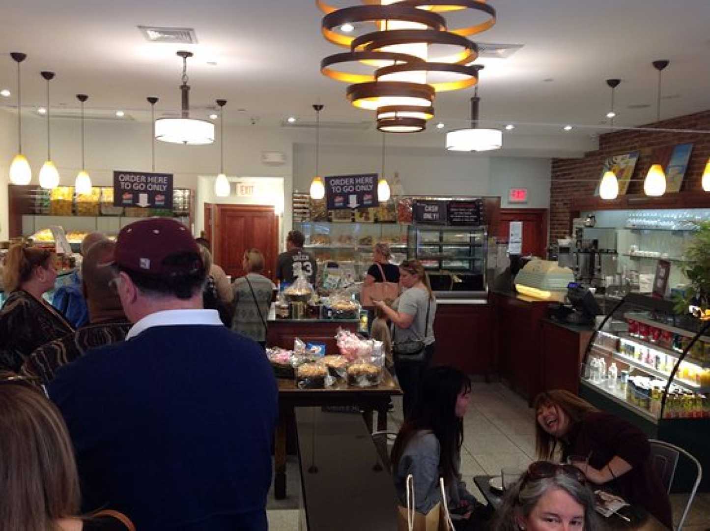 Boston Bagel Shops With Long Lines