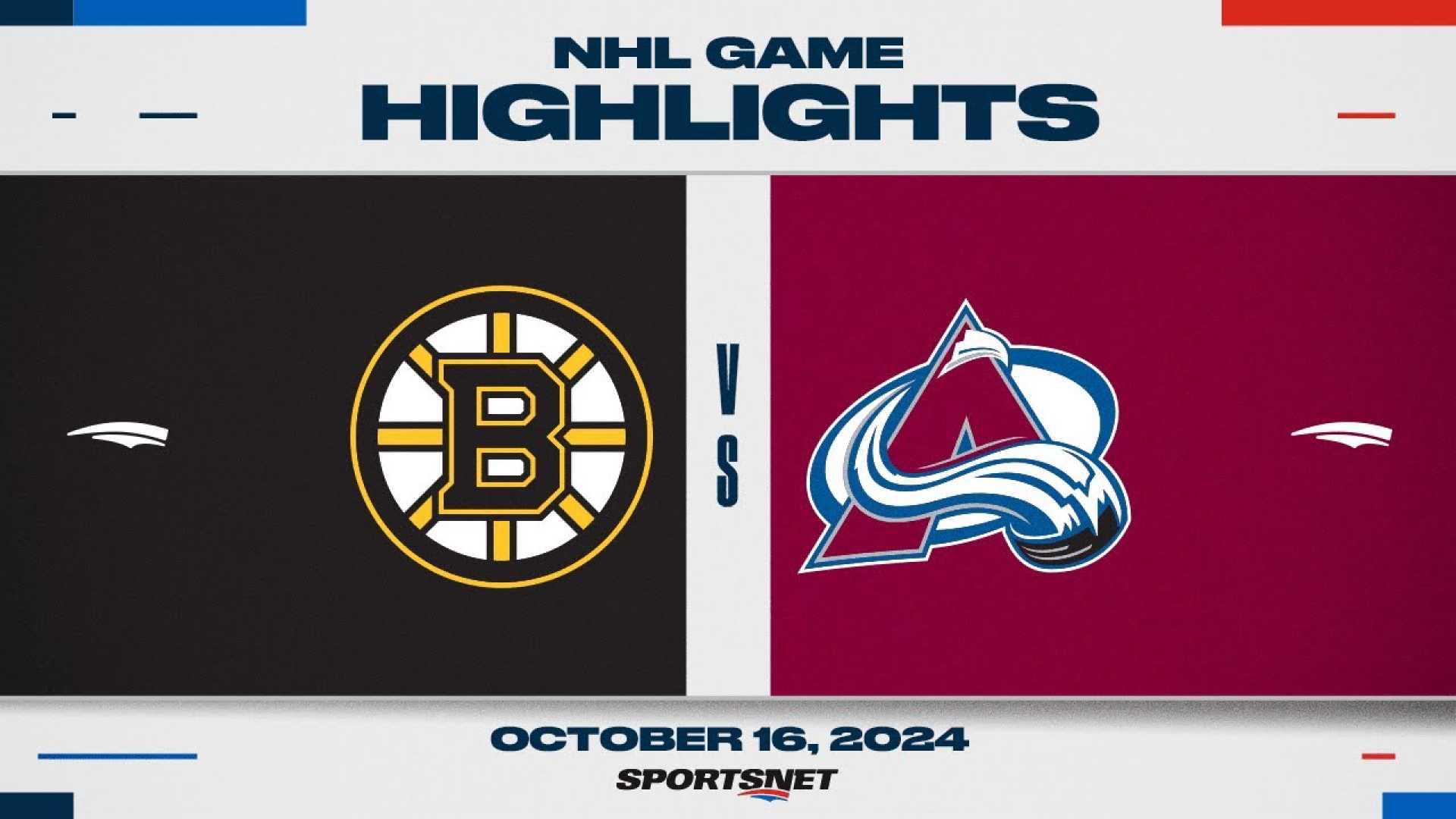 Boston Bruins Vs Colorado Avalanche Nhl Game