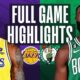 Boston Celtics Vs Los Angeles Lakers Game