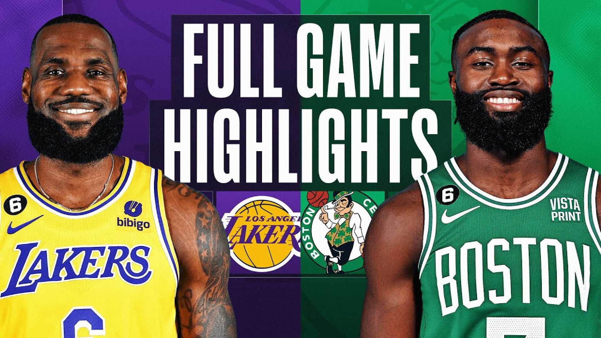 Boston Celtics Vs Los Angeles Lakers Game