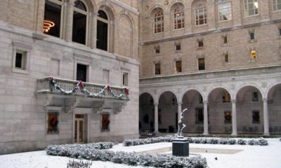 Boston Public Library Copley Square Winter