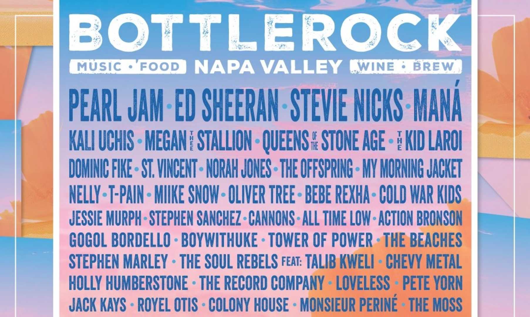 Bottlerock Napa Valley 2025 Lineup Announcement