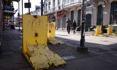 Bourbon Street Barricades New Orleans 2025