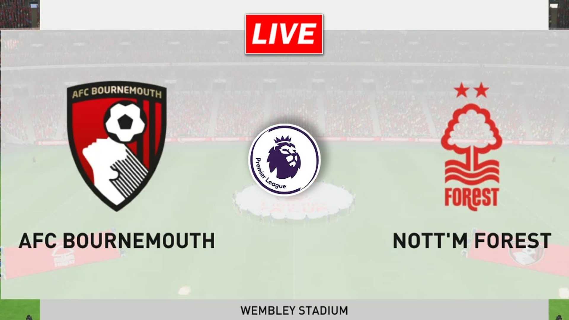 Bournemouth Vs Nottingham Forest Premier League Match