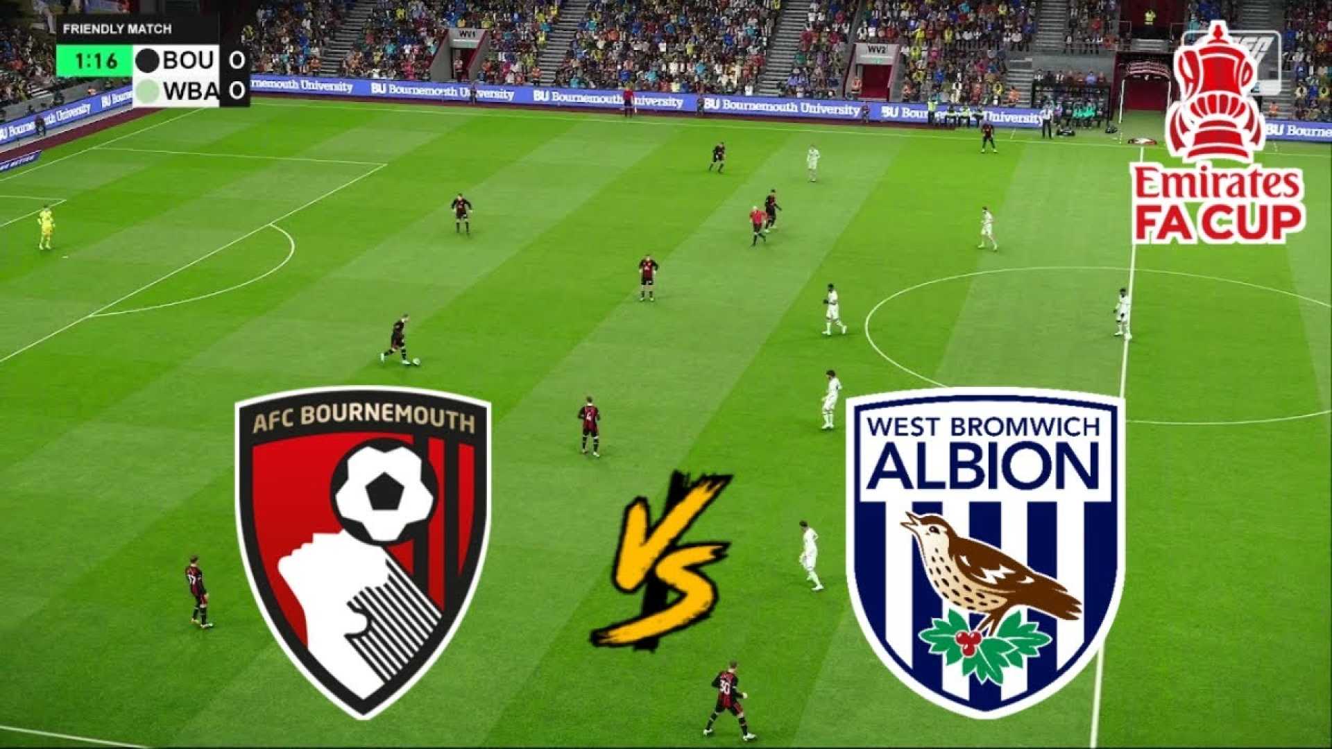 Bournemouth Vs West Brom Fa Cup 2025