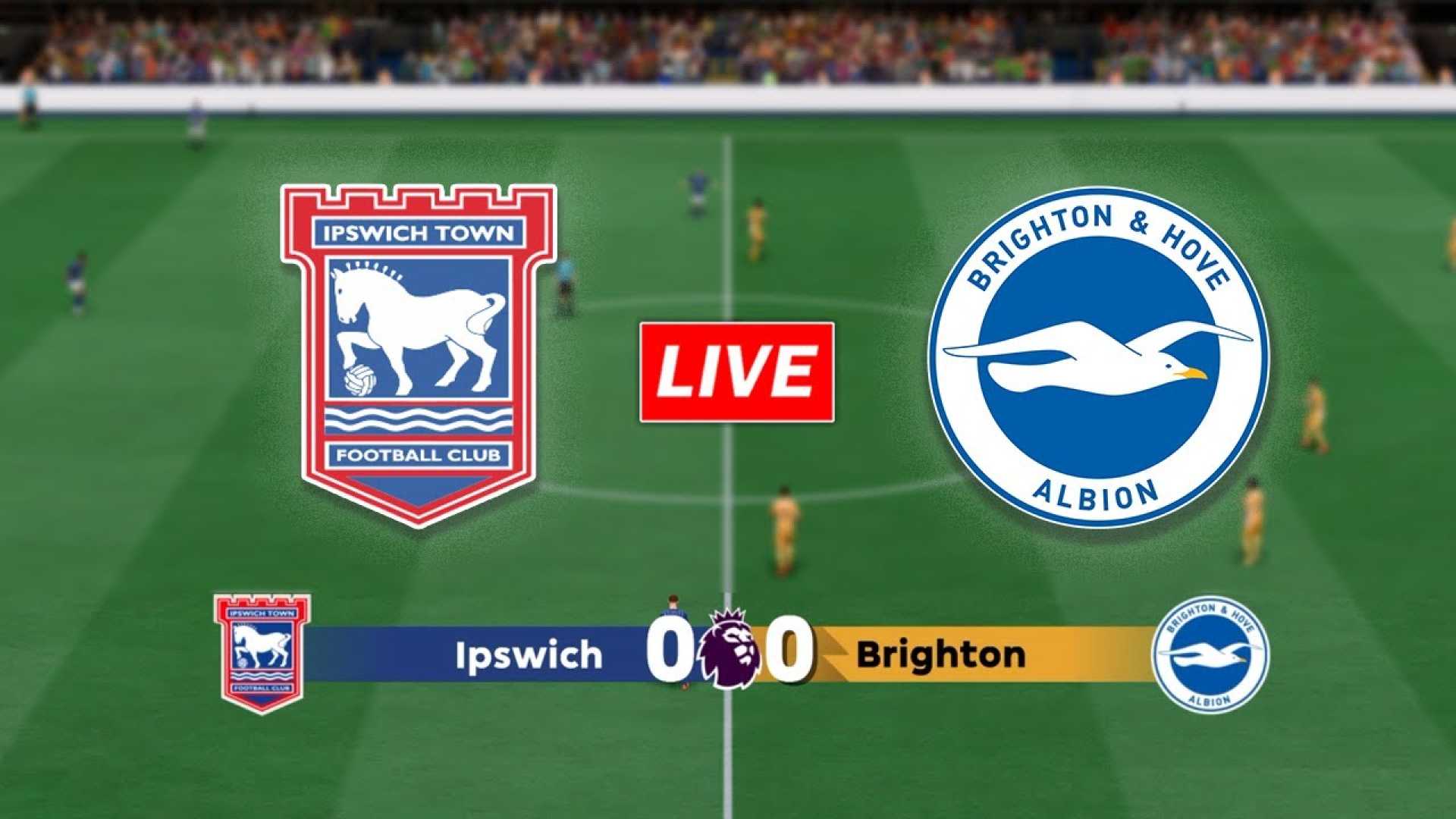 Brighton Vs Ipswich Premier League Match 2025