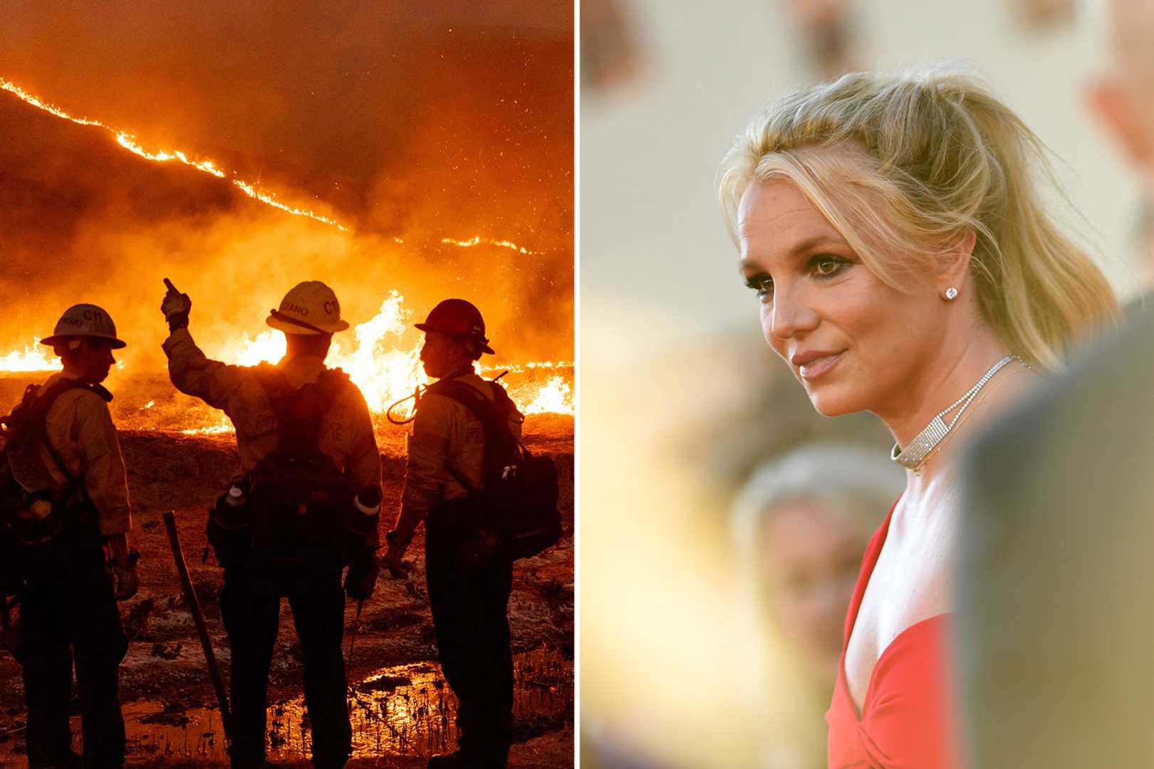 Britney Spears Evacuates Los Angeles Wildfires