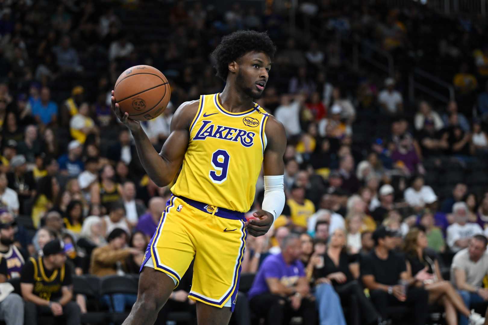 Bronny James Los Angeles Lakers Game Action