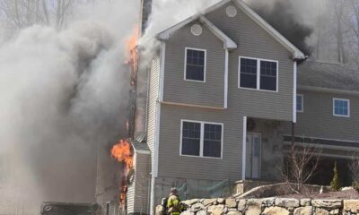 Brookfield Ct Chimney Fire Scene