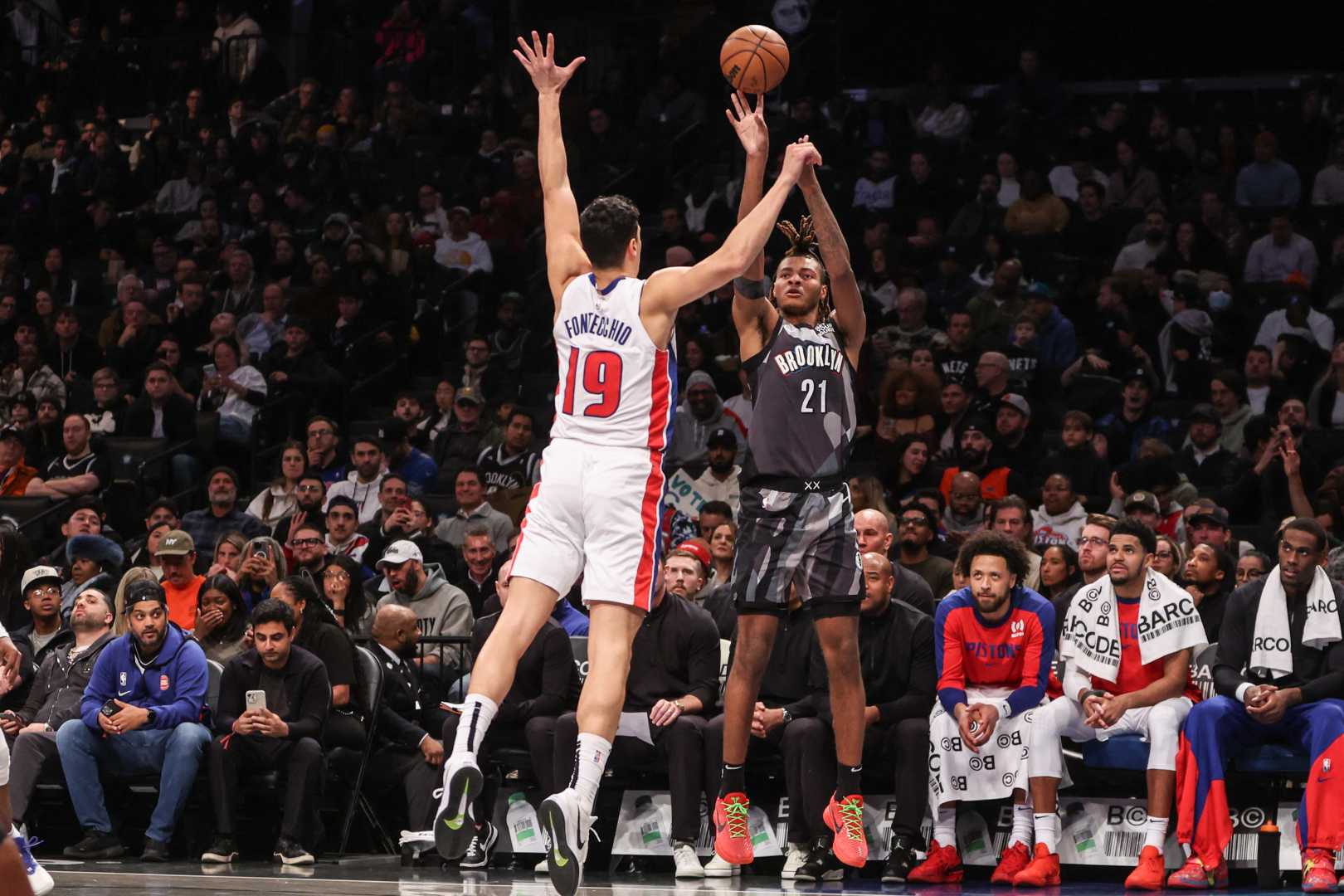 Brooklyn Nets Basketball Game Action Shot