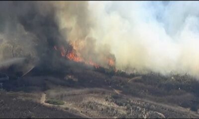 Brush Fire Poway San Diego County