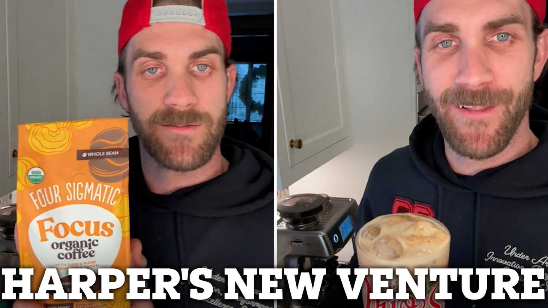 Bryce Harper Coffee Tutorial Dark Eye Bags