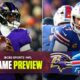 Buffalo Bills Vs Baltimore Ravens 2025 Playoff Game