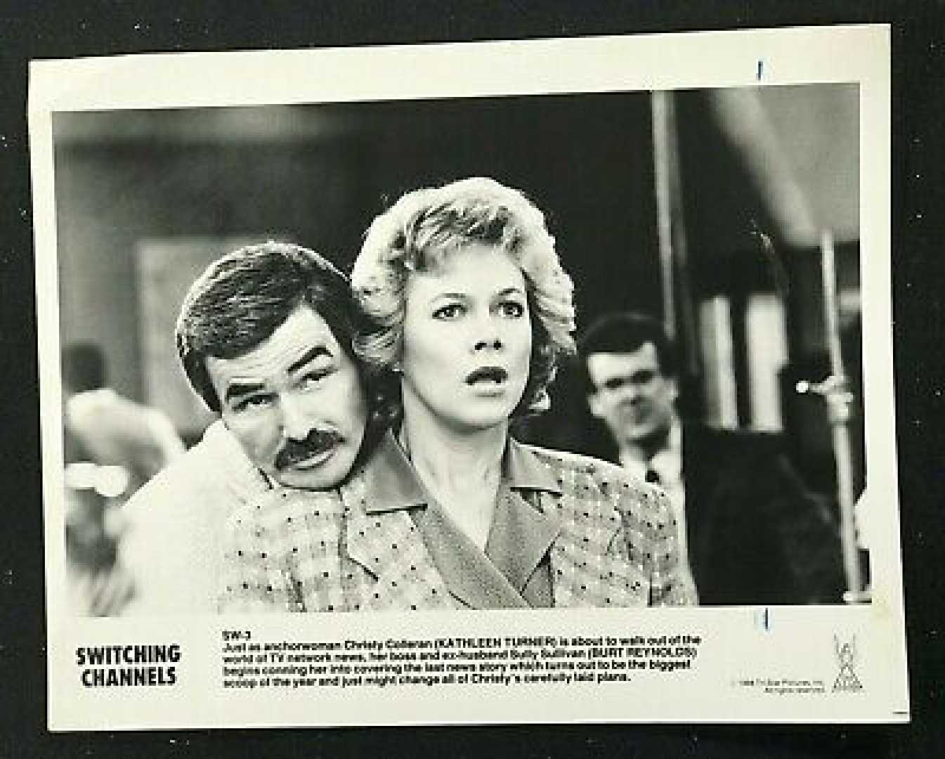 Burt Reynolds Kathleen Turner Switching Channels Film Still