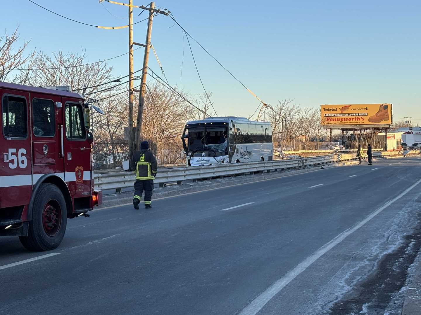 Bus Crash Route 1a East Boston Transformers