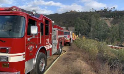 Cal Fire Crews Battling Small Fires In San Diego County