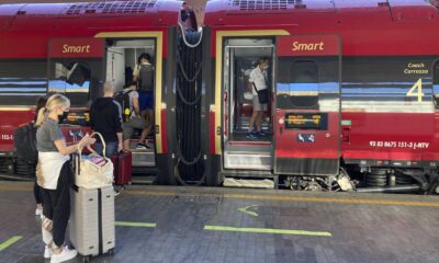 Calabria High Speed Rail Protest Rome