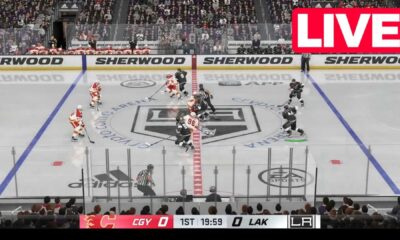 Calgary Flames Vs Los Angeles Kings 2025 Hockey Game