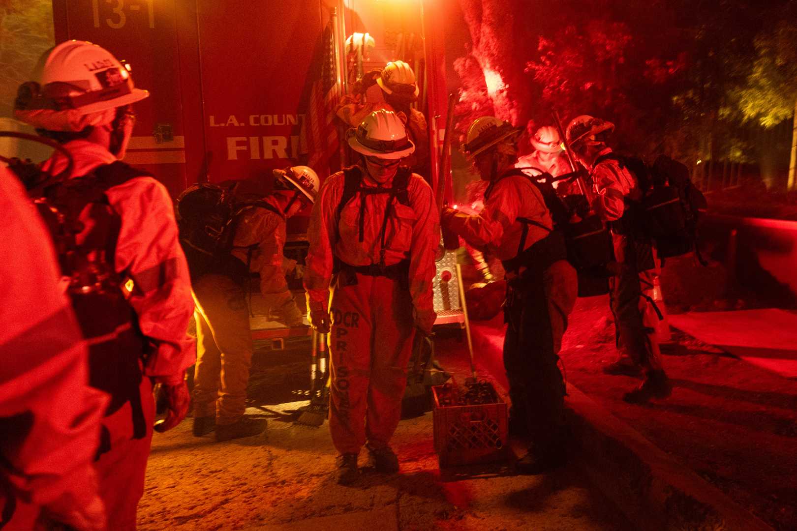 California Inmate Firefighters Battling Wildfires 2025