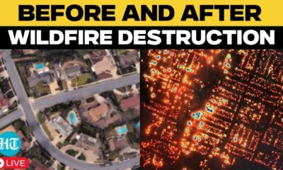 California Wildfires 2025 Aerial View