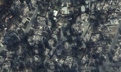 California Wildfires 2025 Destruction Aerial View